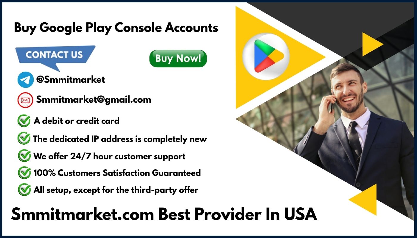 Buy Google Play Console Accounts - Developer Active Verified