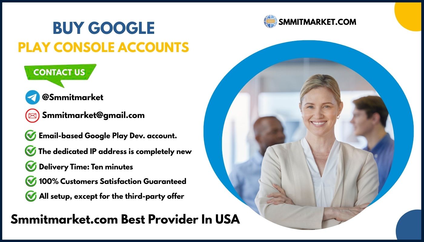 Buy Google Play Console Accounts - Developer Active Verified