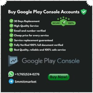 Buy Google Play Console Accounts - 100% Safe & Trested Accounts Provider